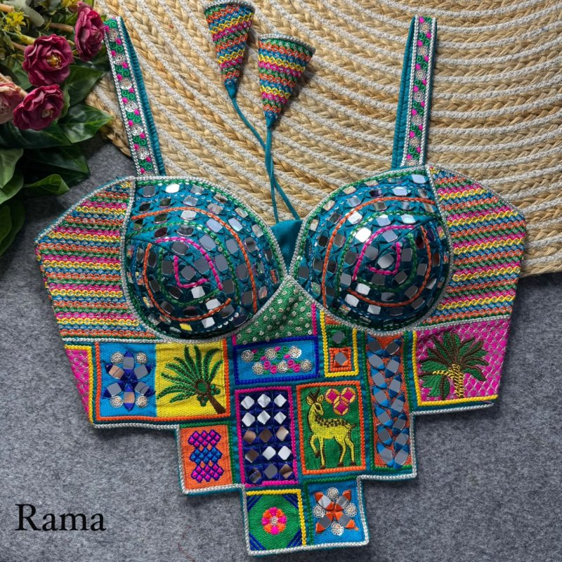 Tew Italian Silk Navratri Special Blouses Collections